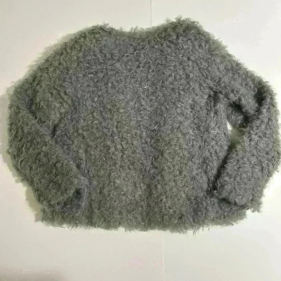 Calvin Klein lined faux Persian lamb jacket w/frog closures - Picture 9 of 9